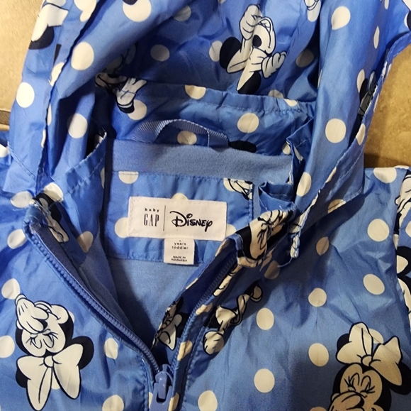 Disney Baby Gap Blue Minnie Wind/Rain Jacket Size 2 years - Picture 3 of 3
